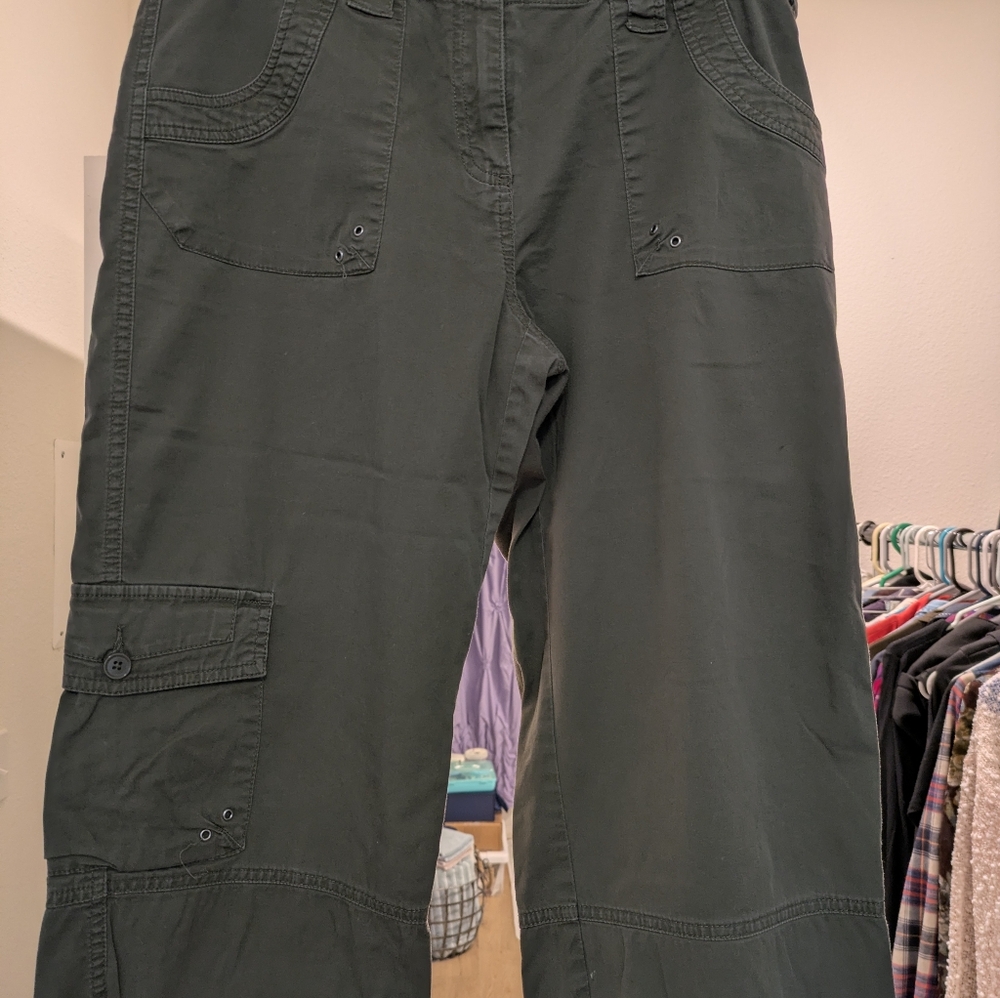 Cargo cropped pants